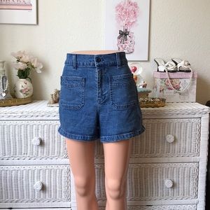 Madewell high waisted denim shorts 28